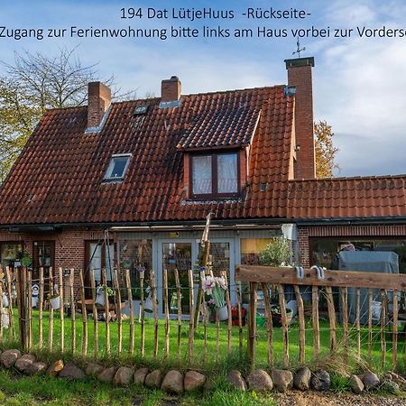 194 Fewo Dat Luetjehuus Mit Dachterrasse Im Ersten Stock Лютенбург Экстерьер фото